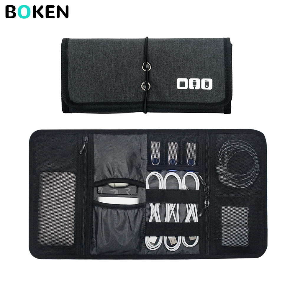 Tech Accessories Organizer - Tech Organizer Bag Cable Storage Case