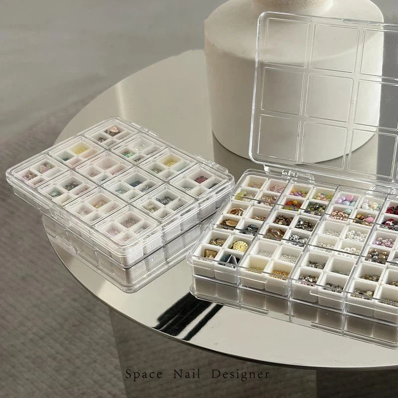 [New] 24/36/48Grids Nail Decor - огляд і ціна Tech Accessories Box