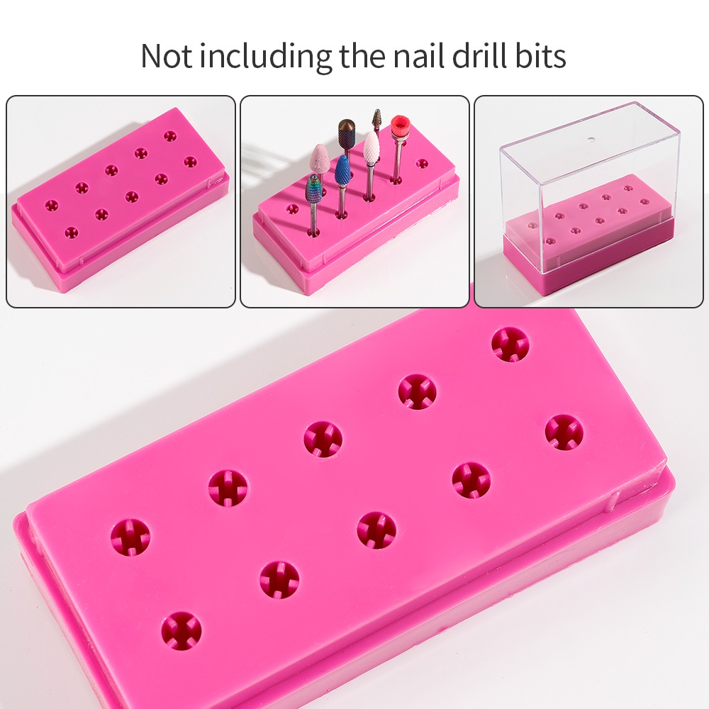 7 /10 Holes Nail Art Bit Stora - огляд і ціна Tech Accessories Box