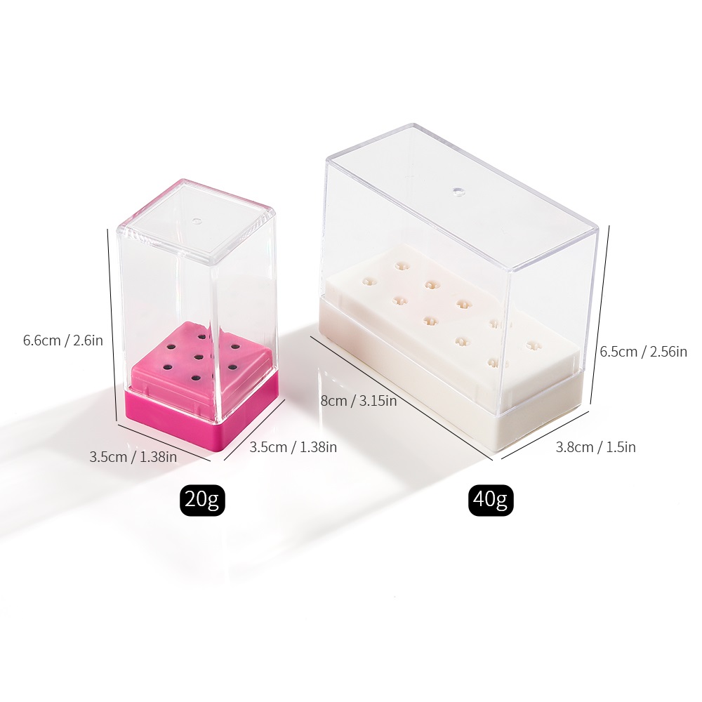 7 /10 Holes Nail Art Bit Stora - огляд і ціна Tech Accessories Box