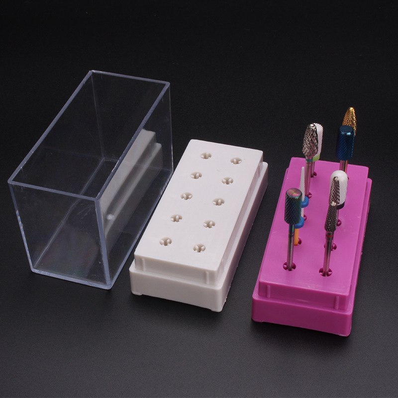 7 /10 Holes Nail Art Bit Stora - огляд і ціна Tech Accessories Box