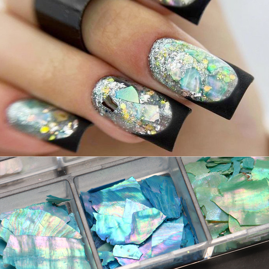 12 Grid Glitter Abalone Shell  - огляд і ціна Tech Accessories Box