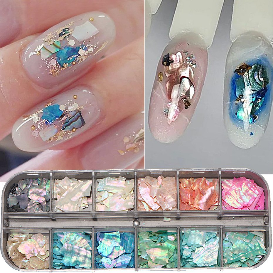 12 Grid Glitter Abalone Shell  - огляд і ціна Tech Accessories Box