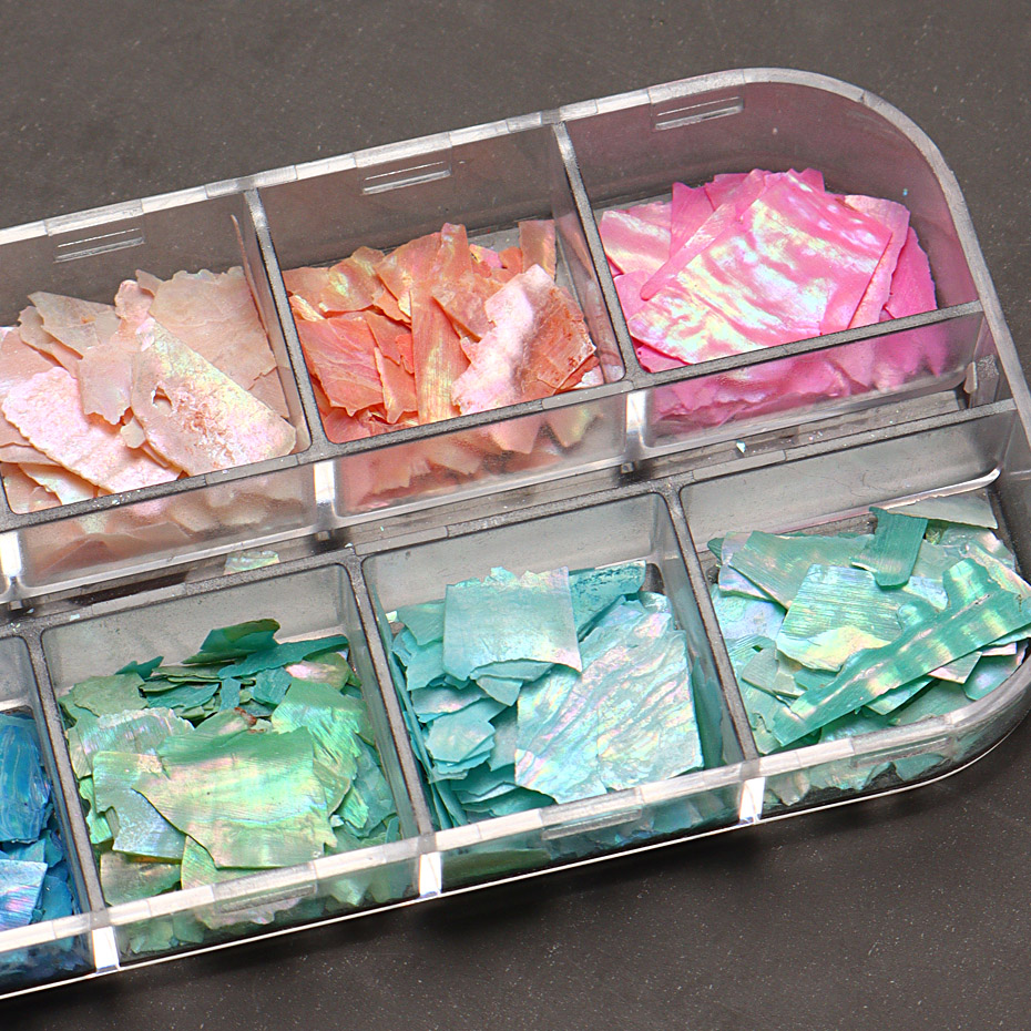 12 Grid Glitter Abalone Shell  - огляд і ціна Tech Accessories Box