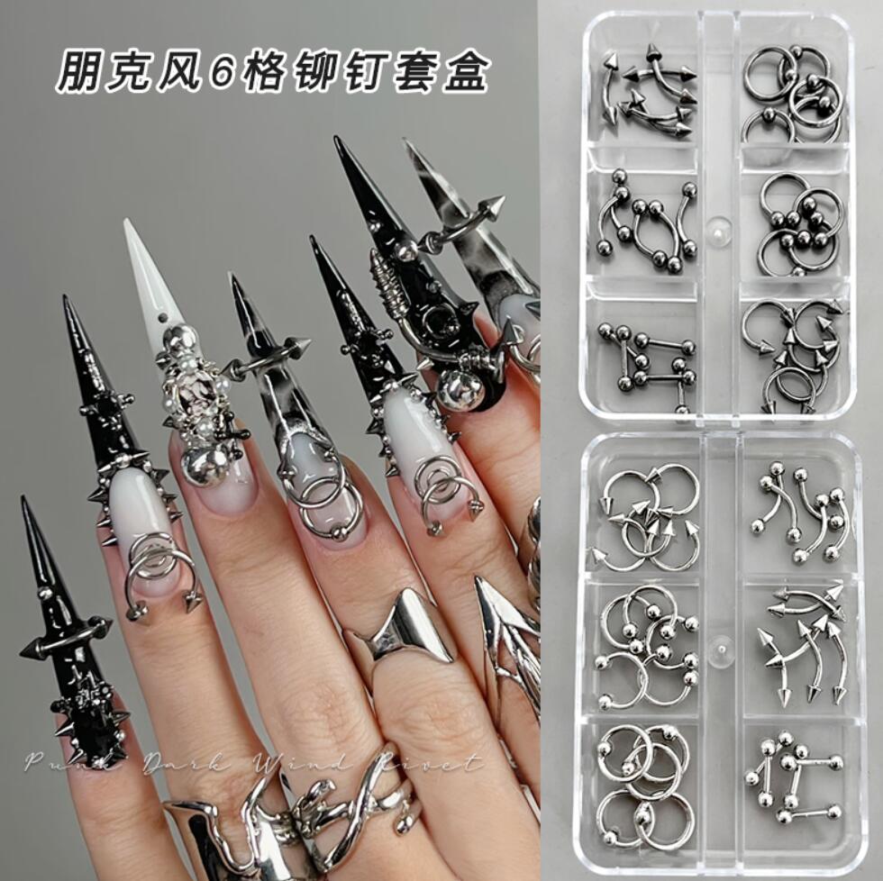 30pcs Mixed Punk Pierced Rivet - огляд і ціна Tech Accessories Box