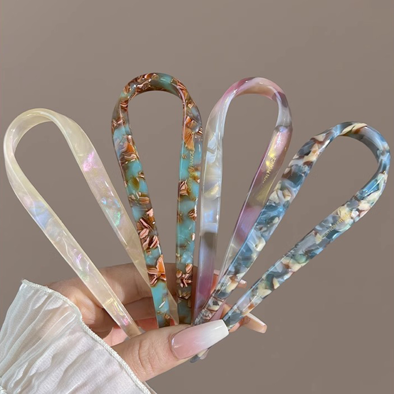 U-Shaped Hair Sticks Acetate A - огляд і ціна Tech Hair Accessories