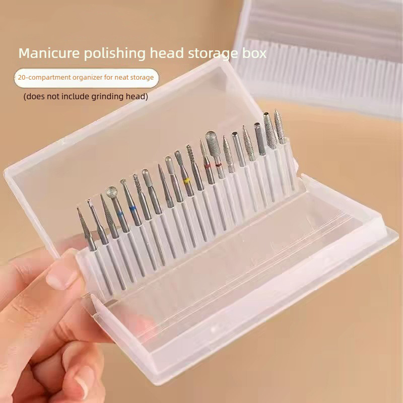 1/2/3PCS 20 Slots Clear Nail D - огляд і ціна Tech Accessories Box
