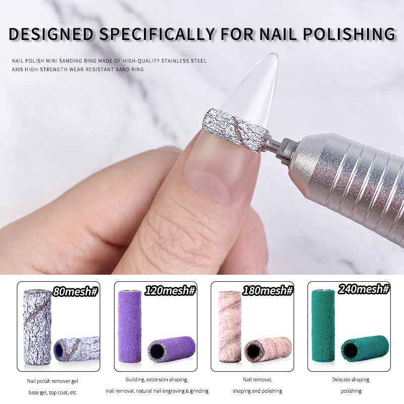 Nail Sanding Bands Rings Cap M - огляд і ціна Tech Accessories Products